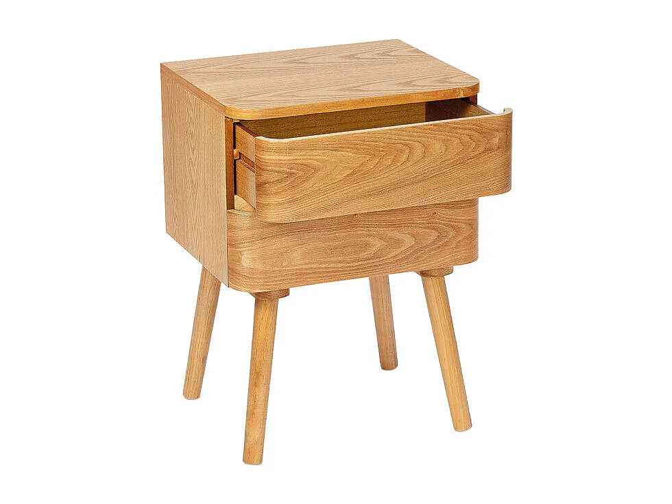 table de nuit bois pin oggi - 40x34x55 cm