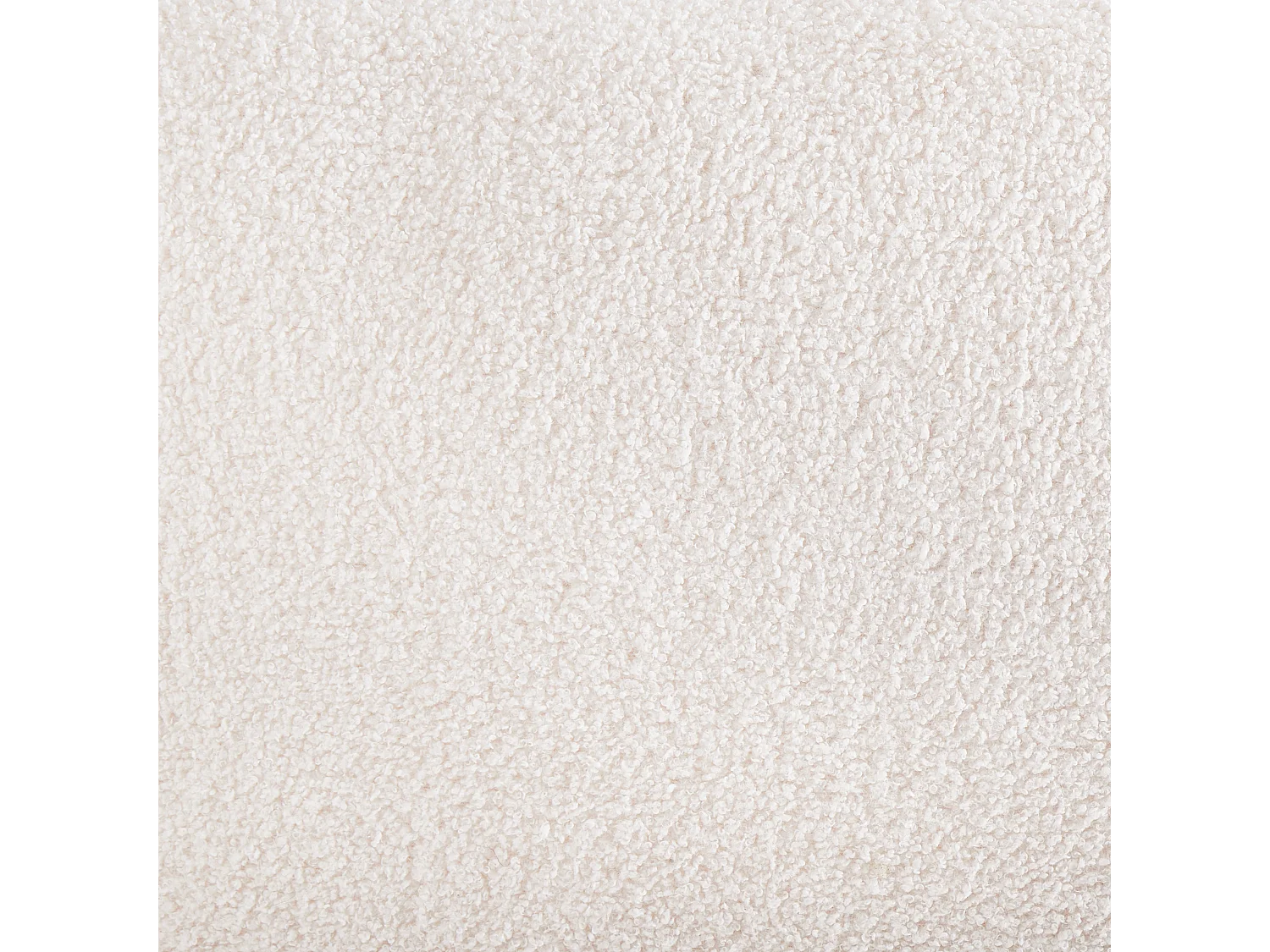 Pouf BAYARD Bouclé Blanc cassé