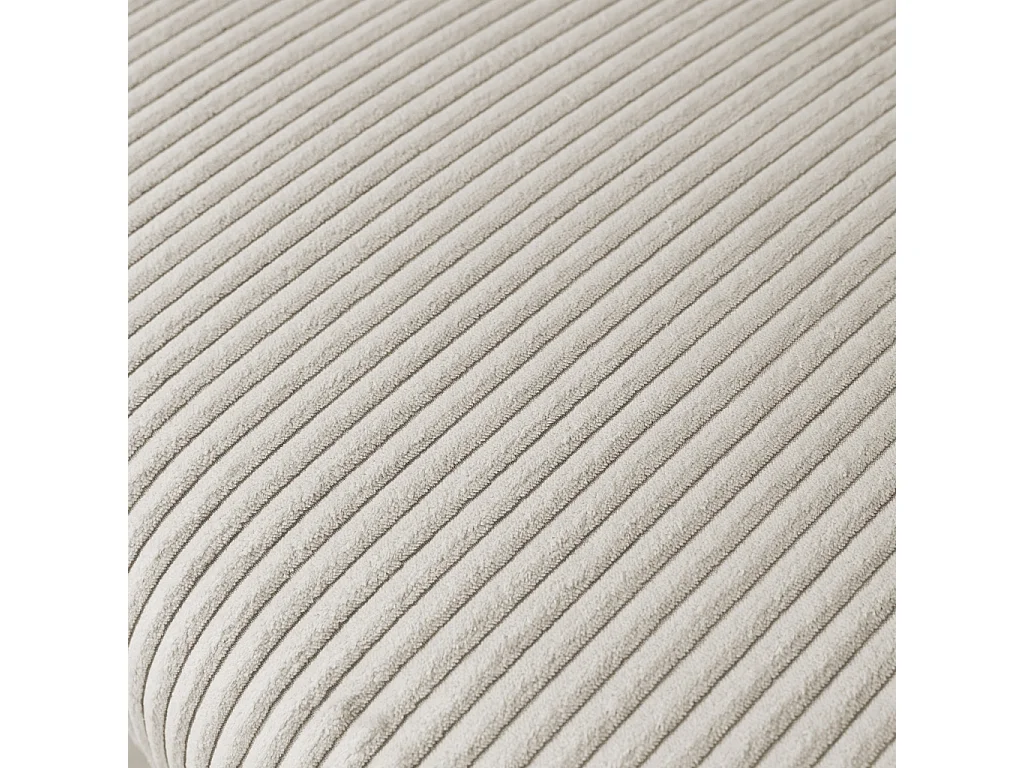 Divano letto in velluto a coste con struttura in legno di eucalipto e