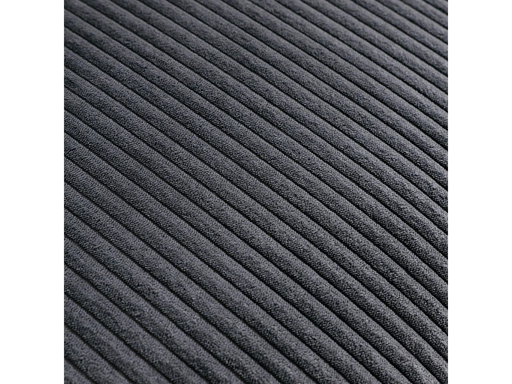 Divano letto in velluto a coste con struttura in legno di eucalipto e