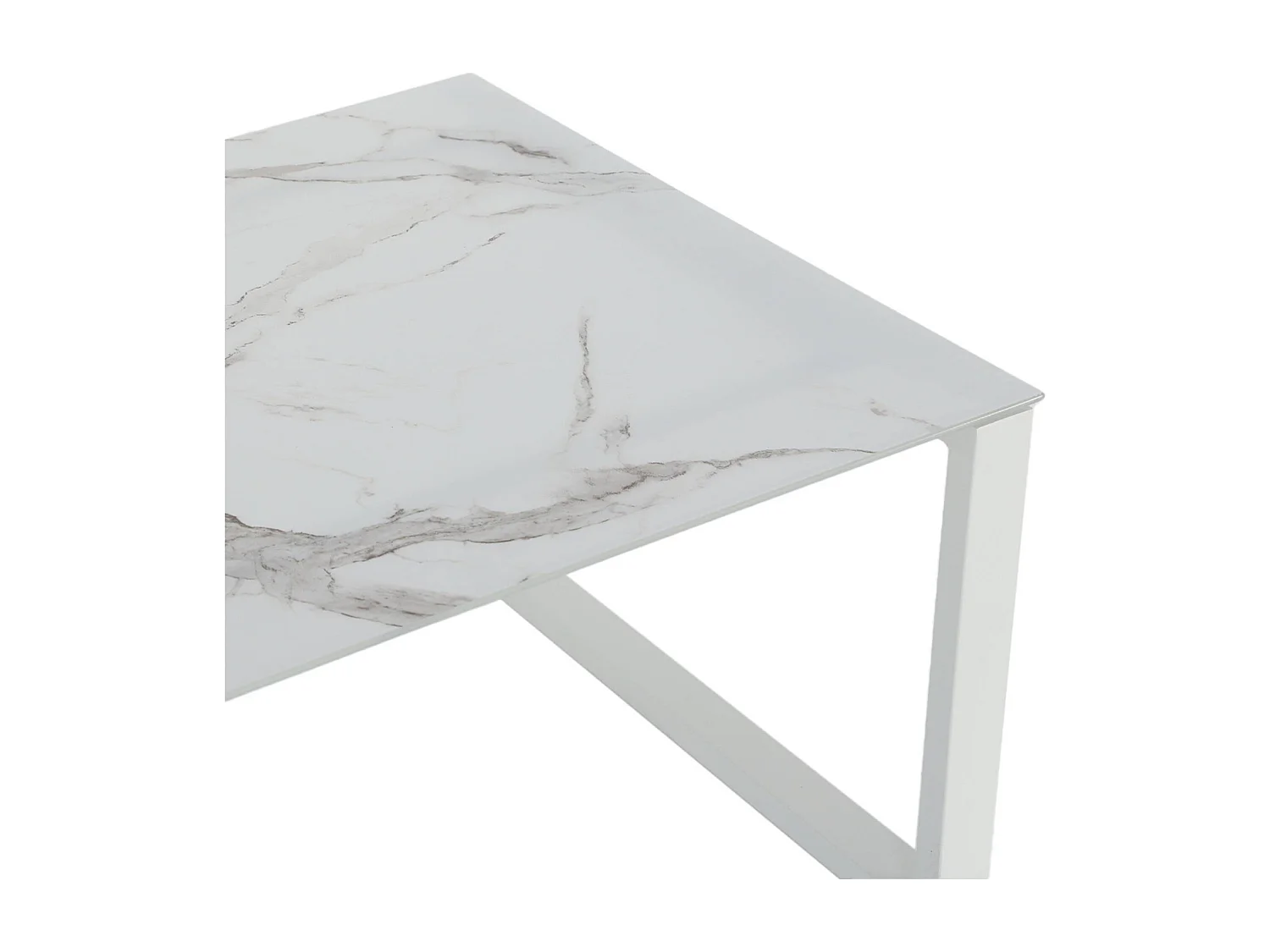 Conjunto de muebles de jardín modular de aluminio,  4 plazas blanco