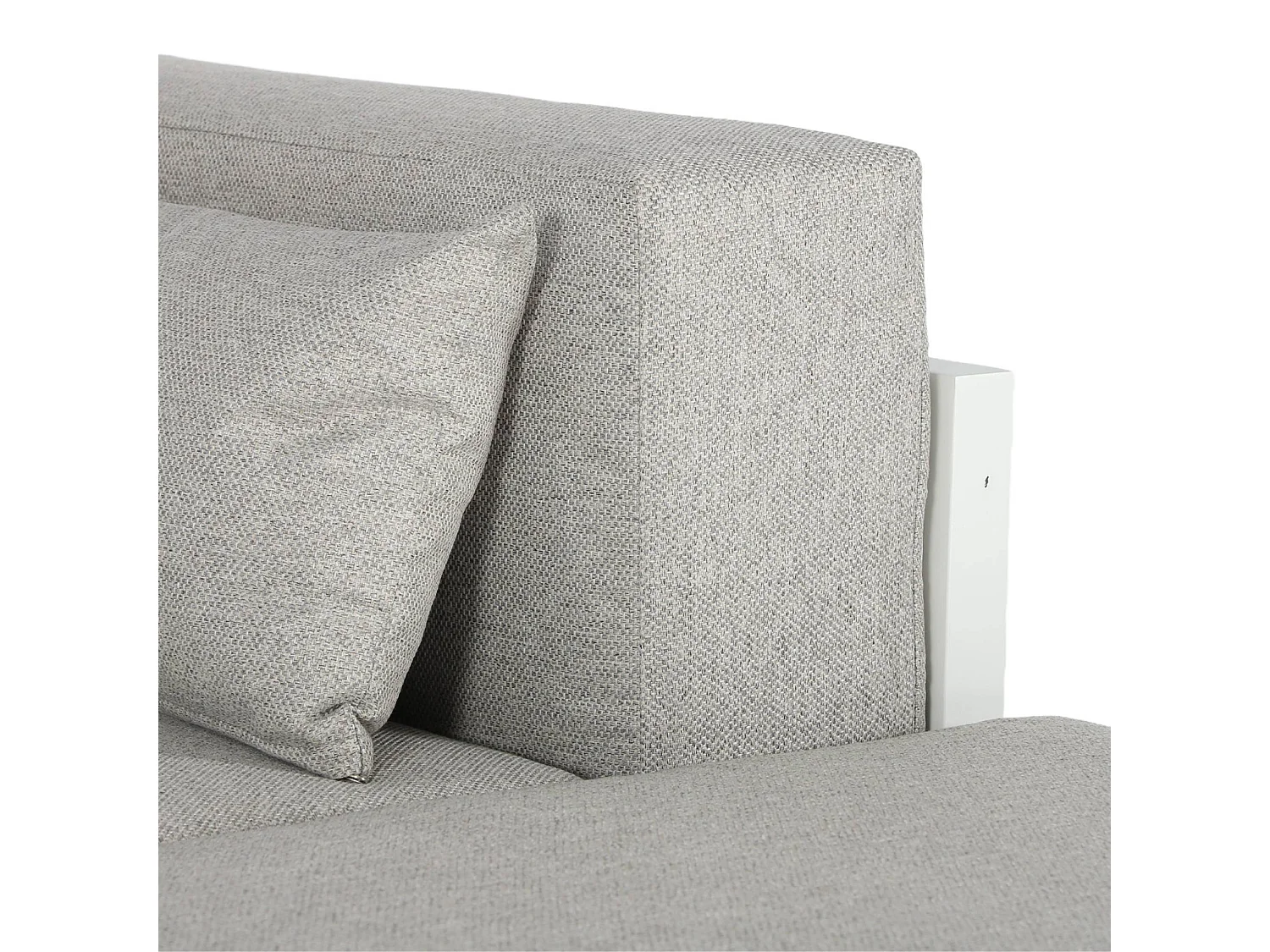 Conjunto de muebles de jardín modular de aluminio,  4 plazas blanco