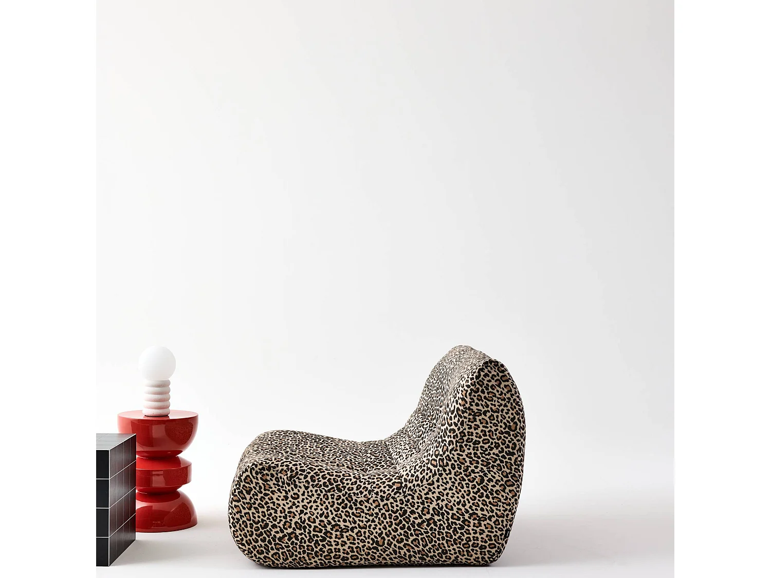 Chauffeuse tissu léopard 1 place - Sokol