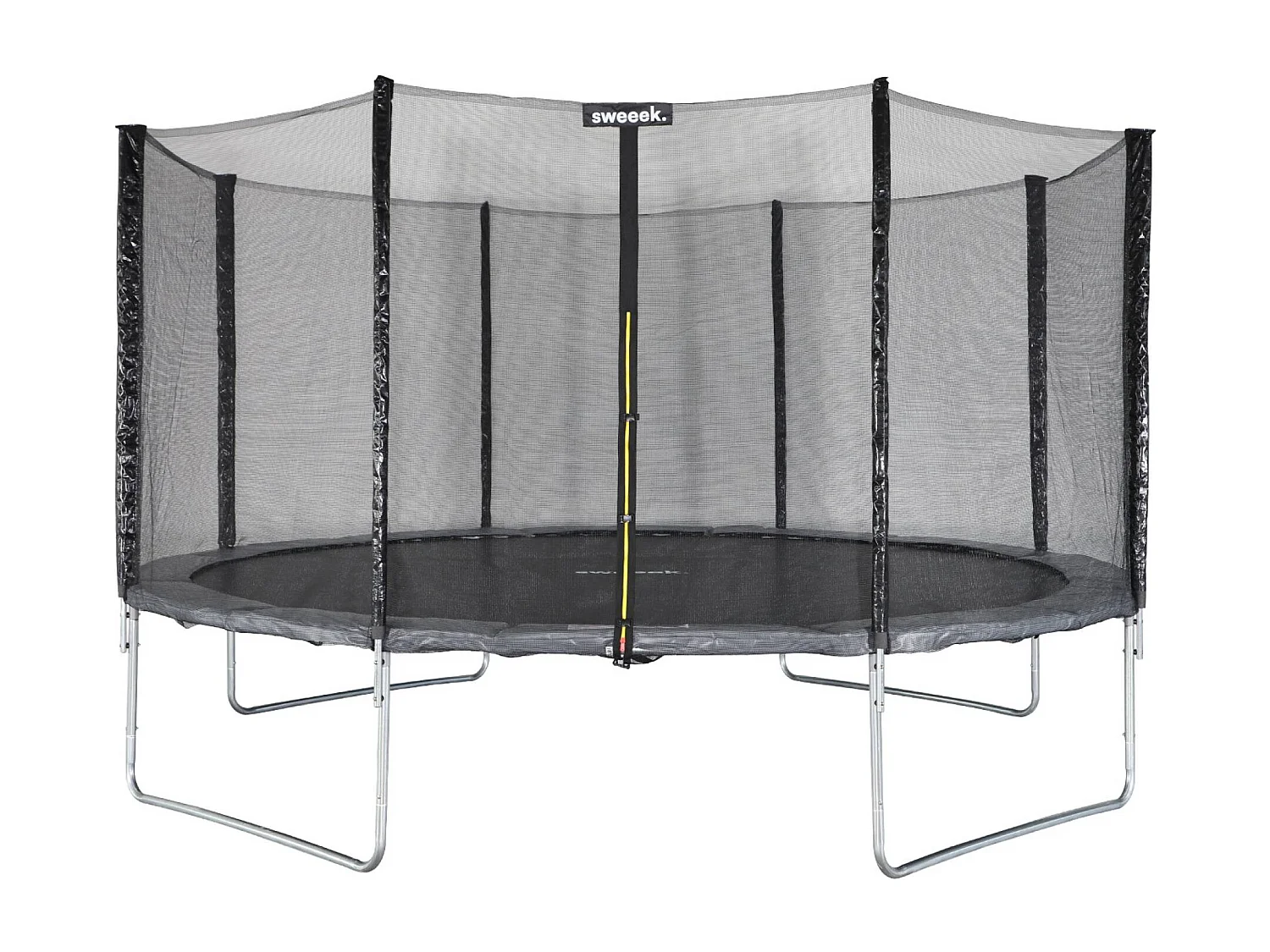 Trampoline rond Ø 400cm gris avec son filet de protection - Mercure - Trampoline de jardin 400 cm 4m| Qualité PRO. | Normes EU
