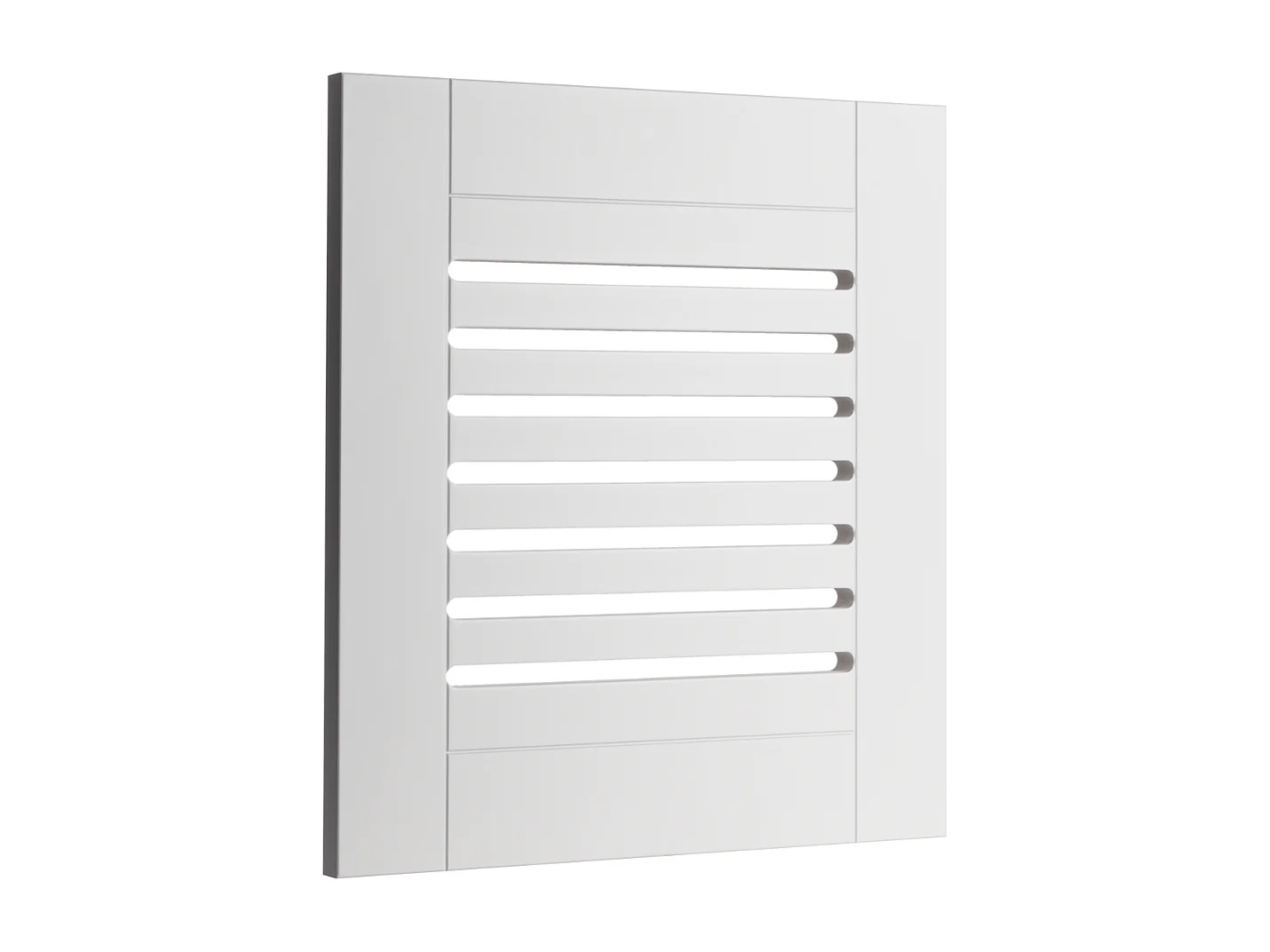 Opengewerkte deur MDF halfmat lak Wit 43,5 x 29,4 cm