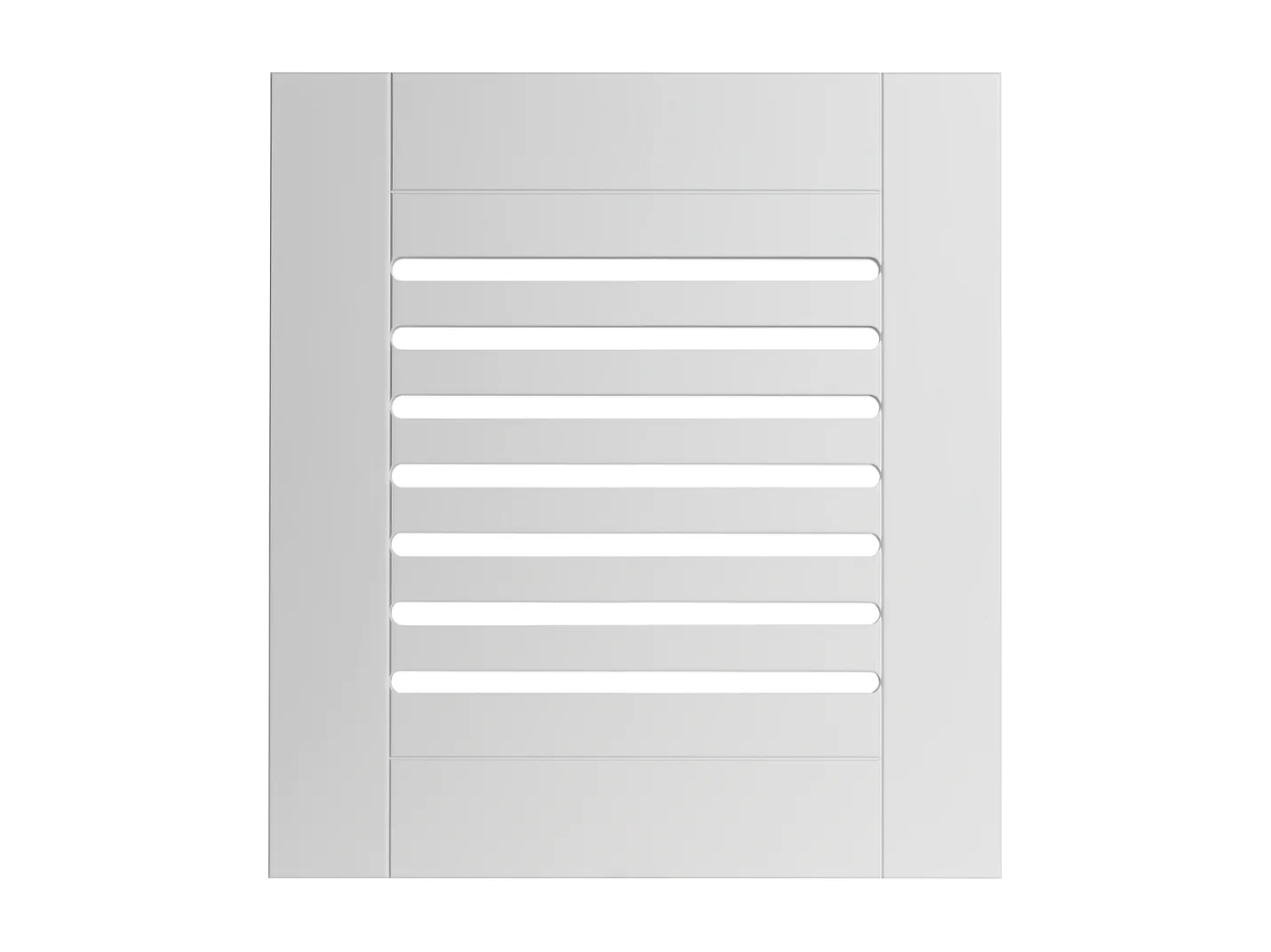 Opengewerkte deur MDF halfmatte lak Wit 61,6 x 49,6 cm KOS