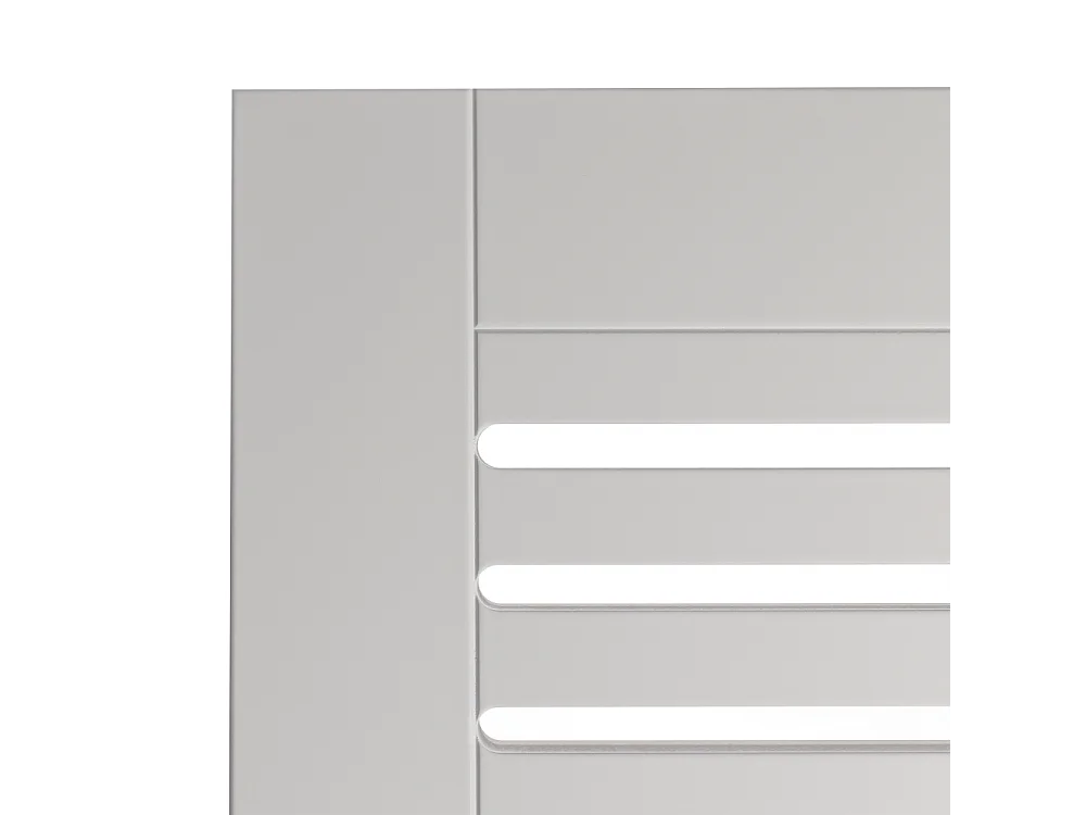 Opengewerkte deur MDF halfmat lak Wit 72 x 29,4 cm