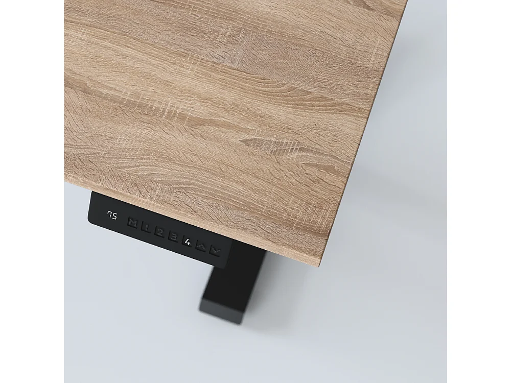 Bureau électrique réglable en hauteur Chêne Sonoma 180 x 95 cm