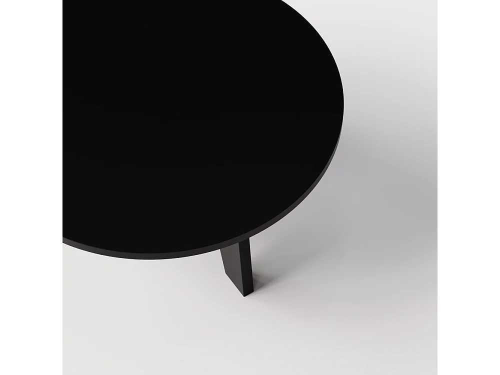 Ronde salontafel ELLA Ø90 cm Zwart