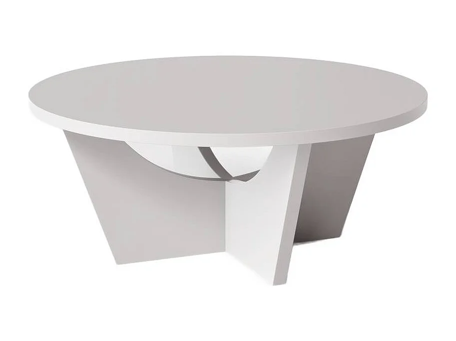 Mesa de centro redonda TORI Ø90 cm Gris