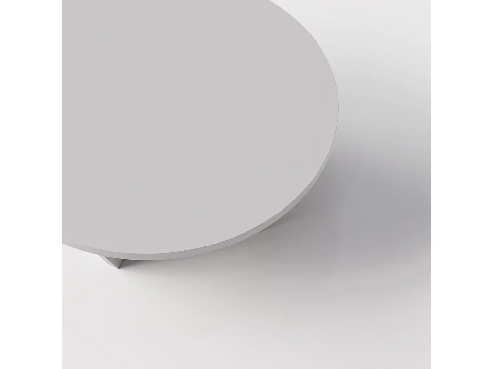 Mesa de centro redonda TORI Ø90 cm Gris