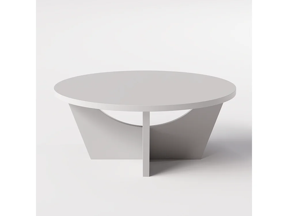 Mesa de centro redonda TORI Ø90 cm Gris