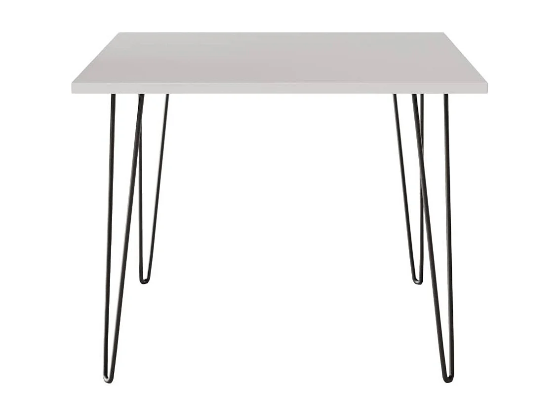 Stół HAIRPIN 90 x 90 cm do kuchni, salonu, jadalni Szary