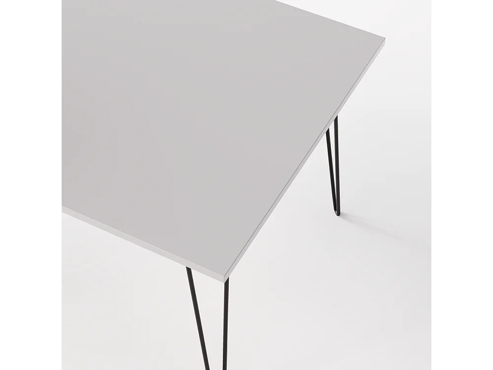 Stół HAIRPIN 90 x 90 cm do kuchni, salonu, jadalni Szary