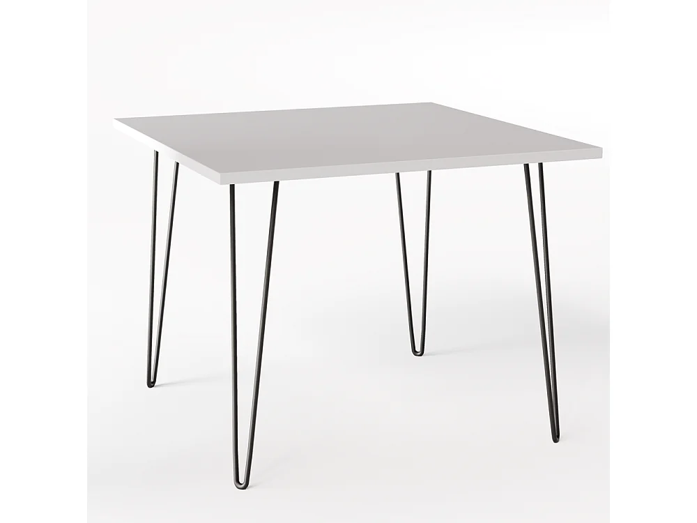 Stół HAIRPIN 90 x 90 cm do kuchni, salonu, jadalni Szary
