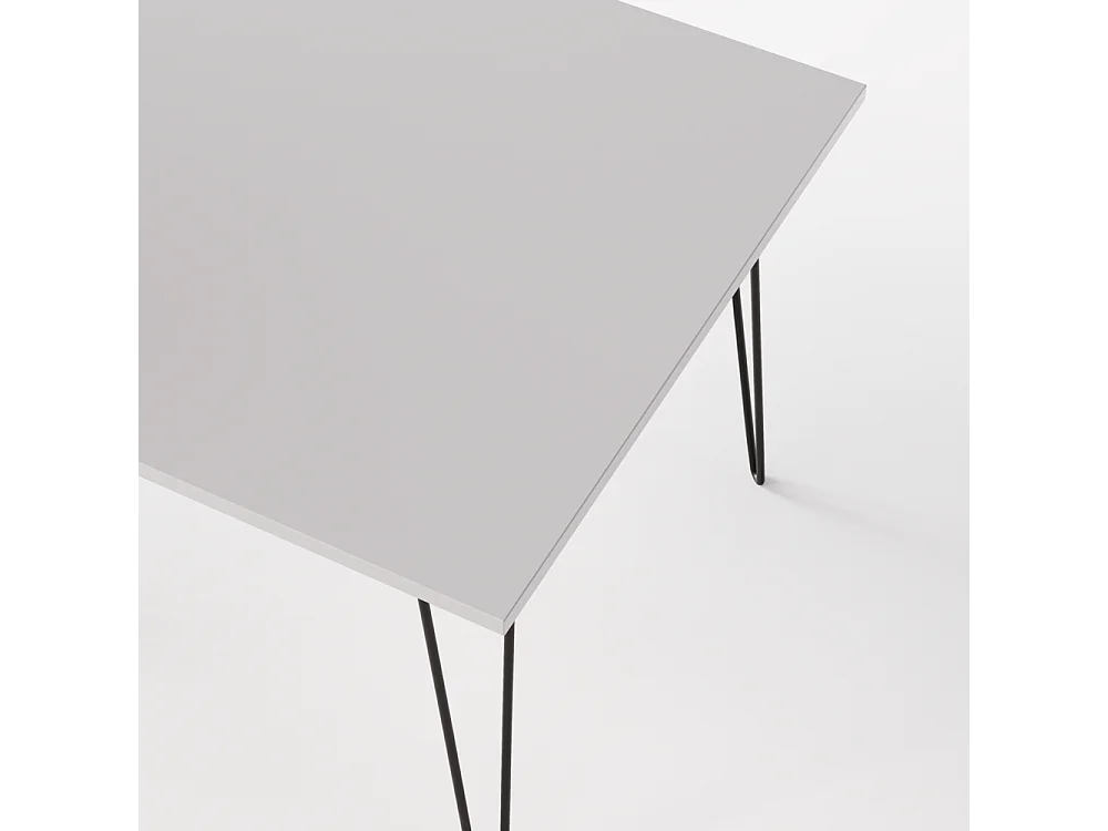 Tisch HAIRPIN 90 x 90 cm für Küche, Wohnzimmer, Esszimmer Grau