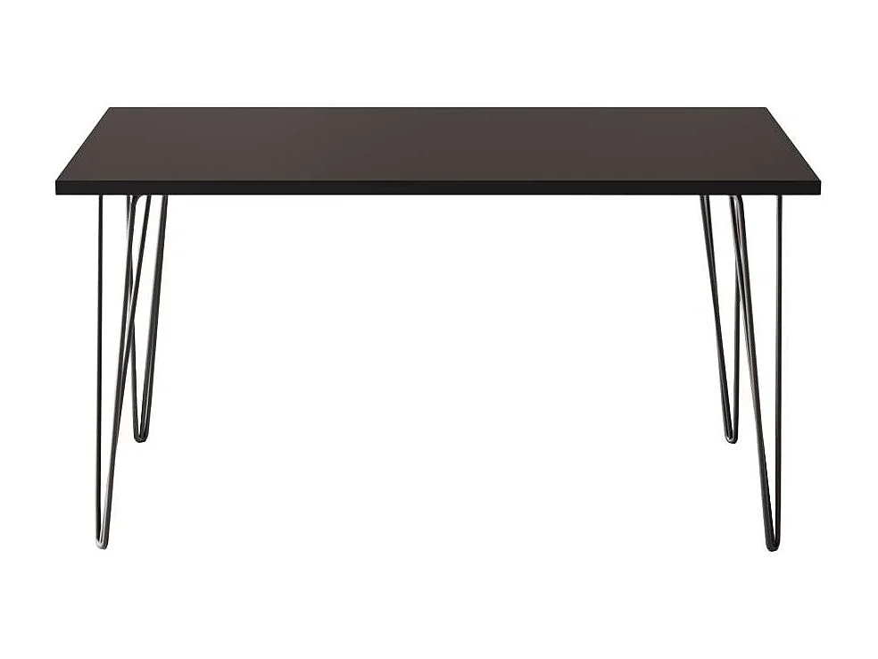Bureau VOSS 138 x 68 cm pour bureau, cabinet, atelier Noir