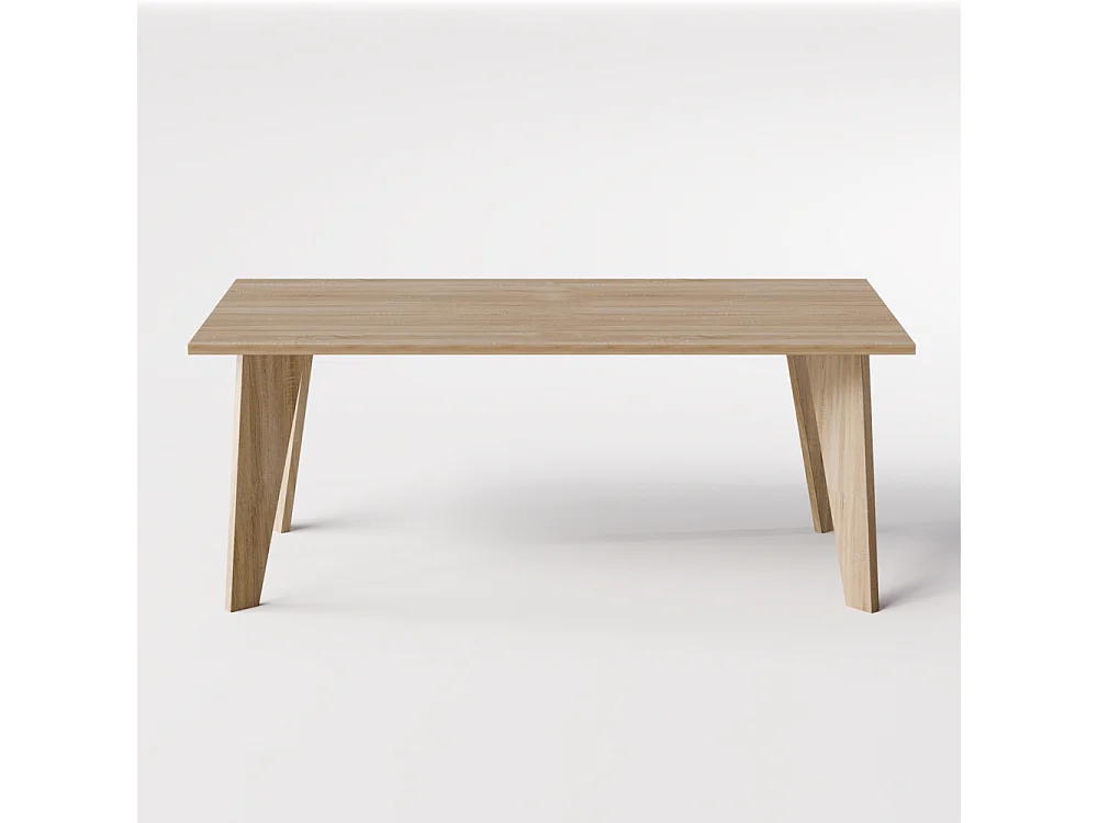 Mesa HOLT 180 x 95 cm para cozinha, sala de estar, sala de jantar Carvalho Sonoma