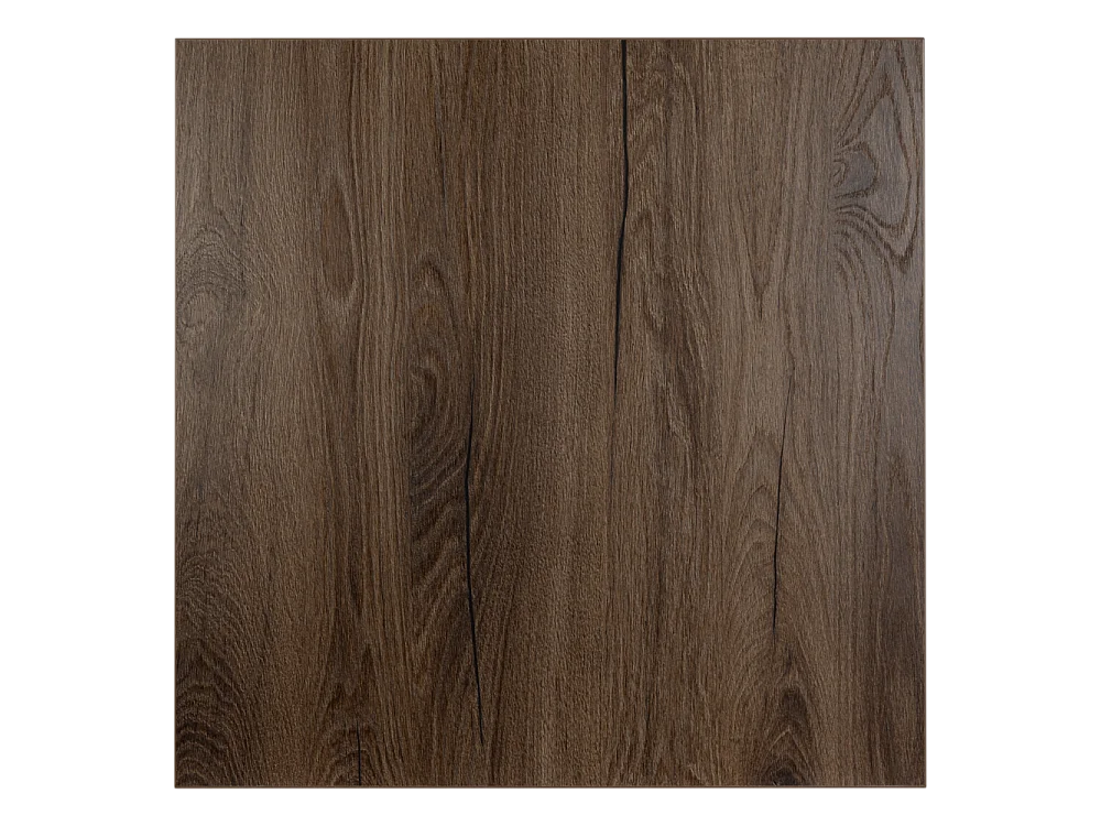 Ausziehbarer Wandtisch 68 x 68 cm, Schokoladenbraune Eiche – Tischplatte für Küche und kleine Räume