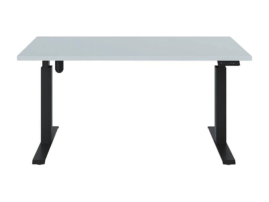 Bureau électrique réglable en hauteur Gris 180 x 95 cm