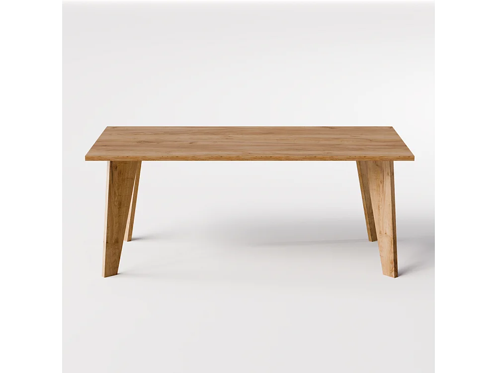 Mesa ARIS 138 x 80 cm para cozinha, sala de estar, sala de jantar Carvalho Craft