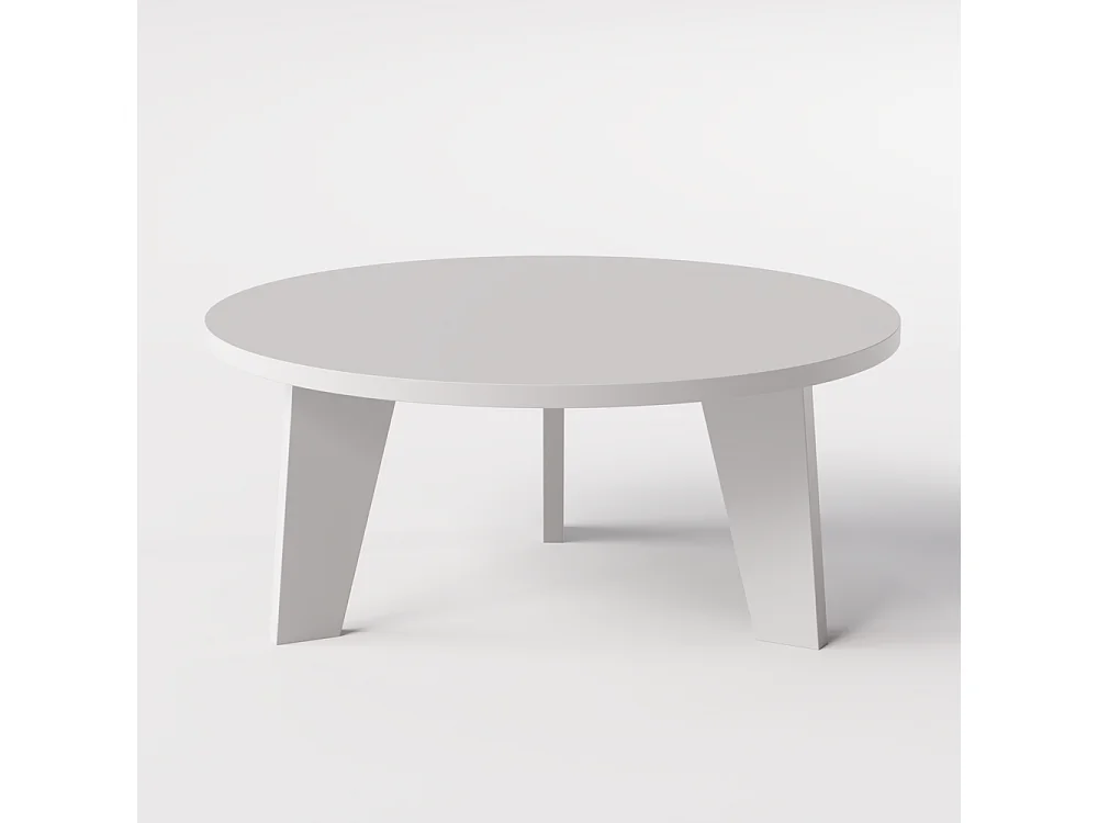 Mesa de centro redonda ELLA Ø90 cm Gris