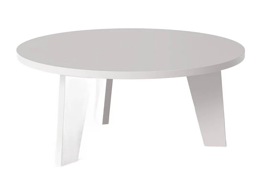 Mesa de centro redonda ELLA Ø90 cm Gris