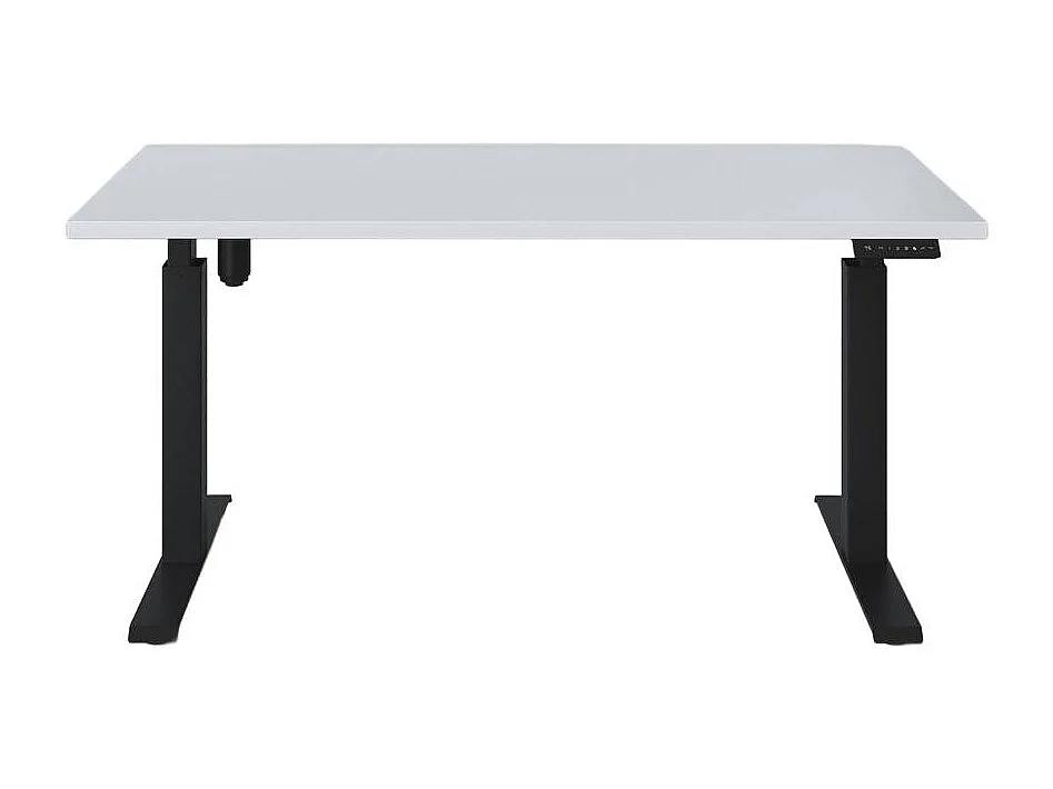 Bureau électrique réglable en hauteur Chêne blanc 180 x 95 cm