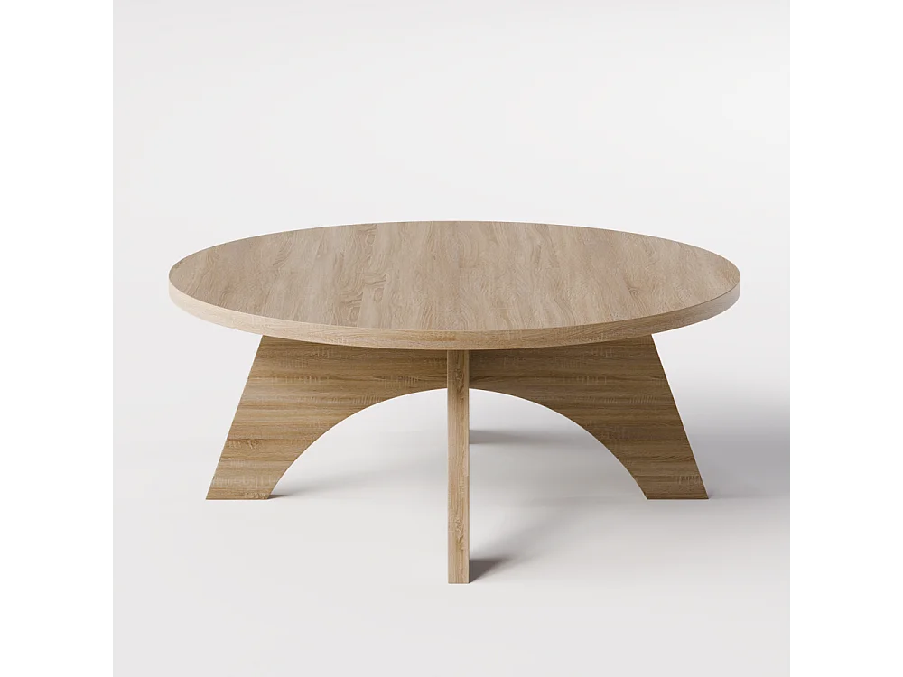 Ronde salontafel BELL  Ø68 cm Sonoma eiken