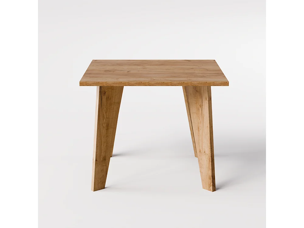Table OLEN 90x90 cm pour cuisine, salon, salle à manger Chêne Craft