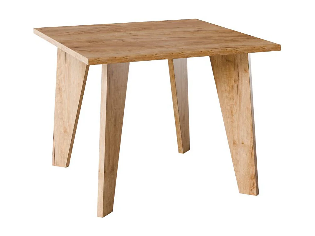 Table OLEN 90x90 cm pour cuisine, salon, salle à manger Chêne Craft