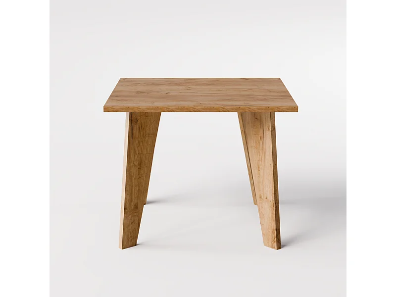Table OLEN 90x90 cm pour cuisine, salon, salle à manger Chêne Craft