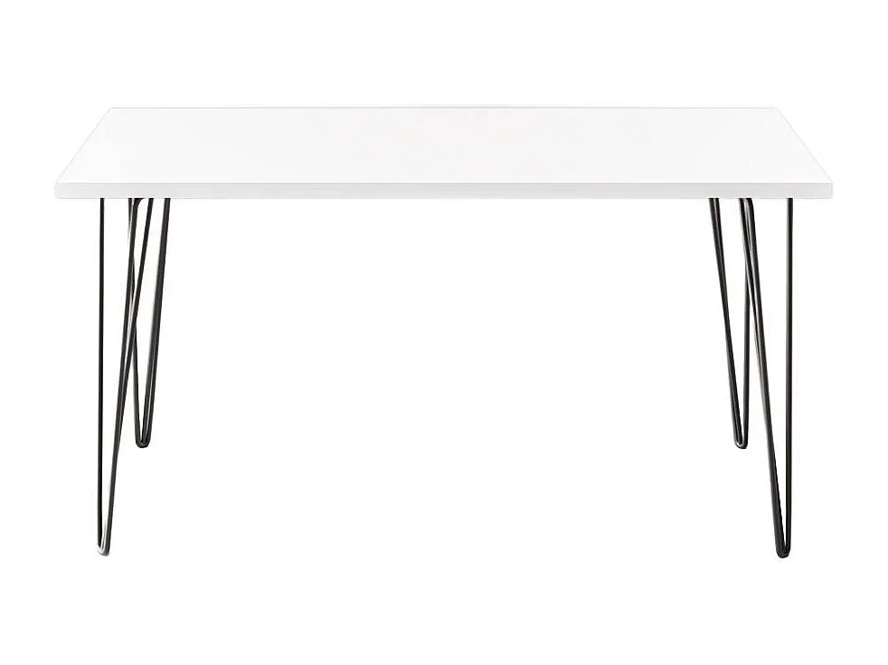 Bureau VOSS 138 x 68 cm pour bureau, cabinet, atelier Blanc