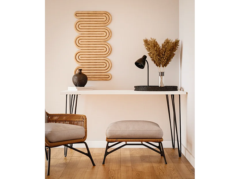 Scrivania VOSS 138 x 68 cm per ufficio, studio, laboratorio Bianco