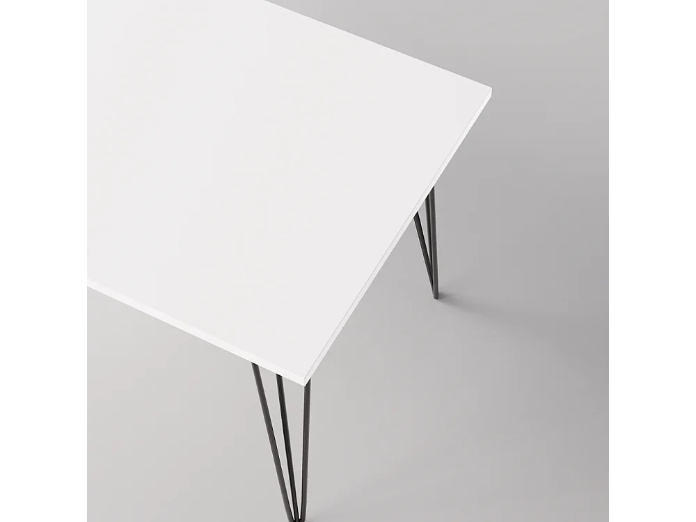 Scrivania VOSS 138 x 68 cm per ufficio, studio, laboratorio Bianco