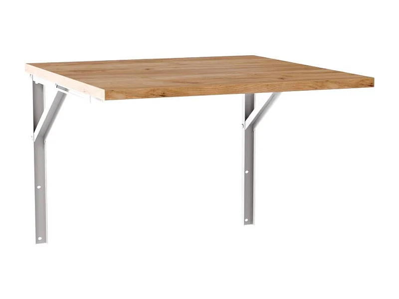 Stół rozkładany ścienny FLIP 68x68 cm Dąb Craft
