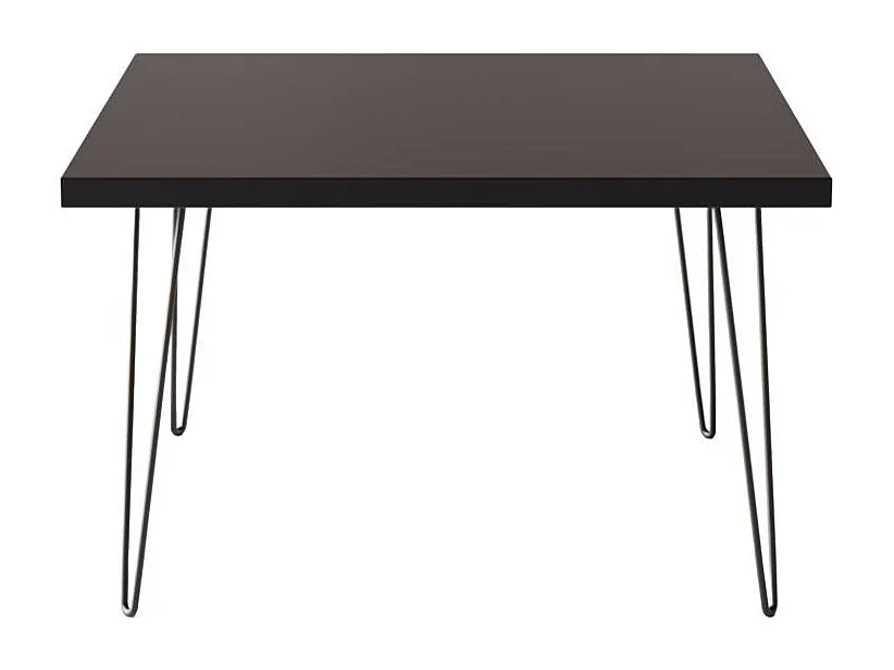 Mesa de centro VIDA 68 x 68 cm para salón, habitación Negro