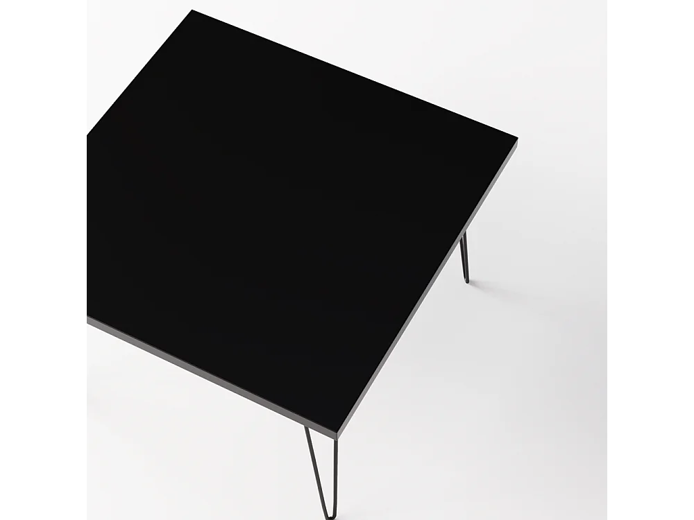 VIDA salontafel 68 x 68 cm voor de woonkamer, zwart