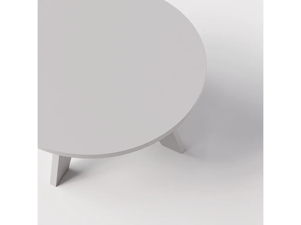 Mesa de centro redonda BELL  Ø68 cm Gris