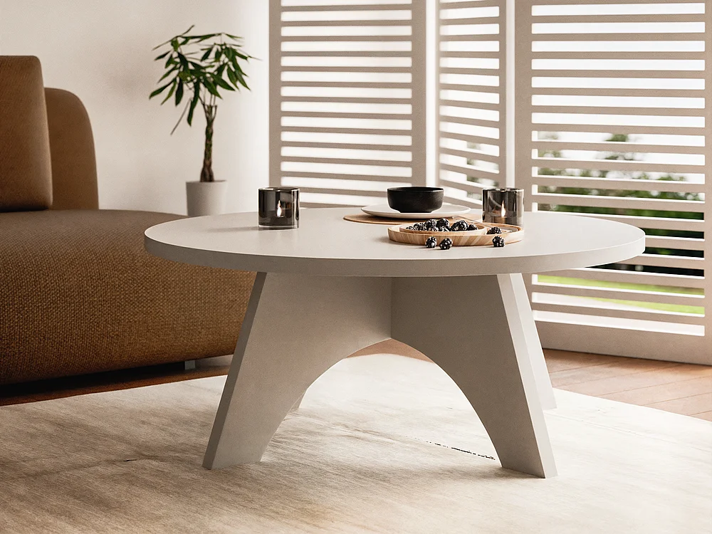 Ronde salontafel BELL  Ø68 cm Grijs