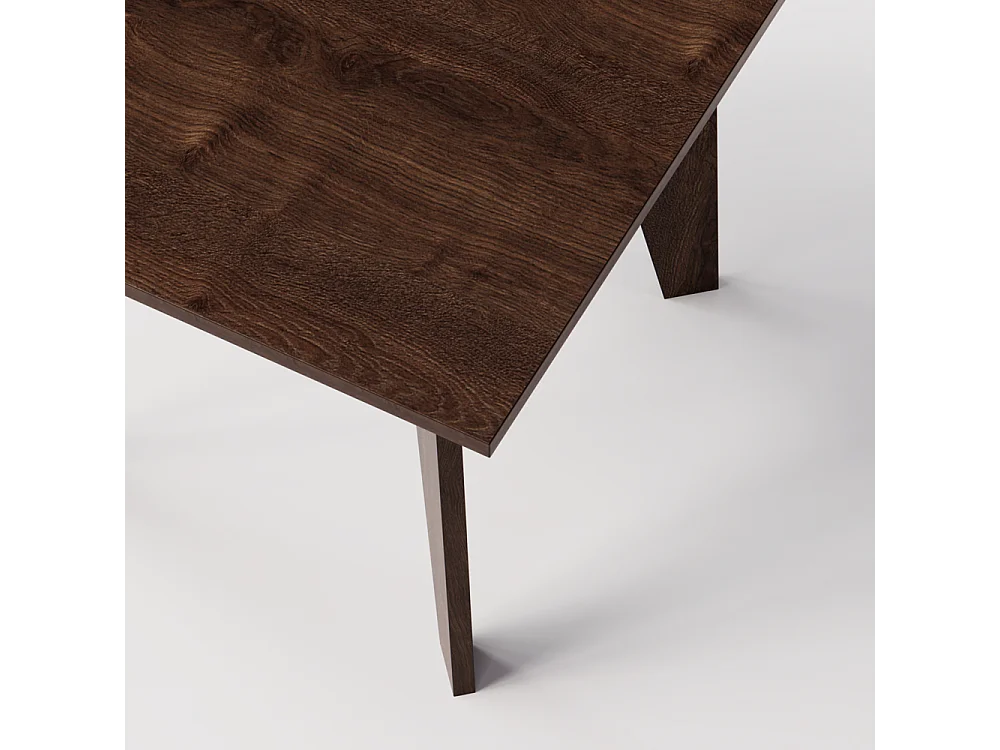 Tisch OLEN 90 x 90 cm für Küche, Wohnzimmer, Esszimmer Schokoladen-Eiche