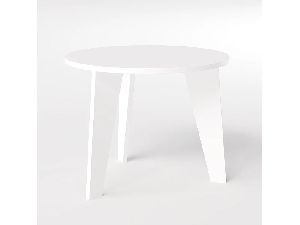 Table ronde ROSE Ø90 cm pour cuisine, salon, salle à manger Gris