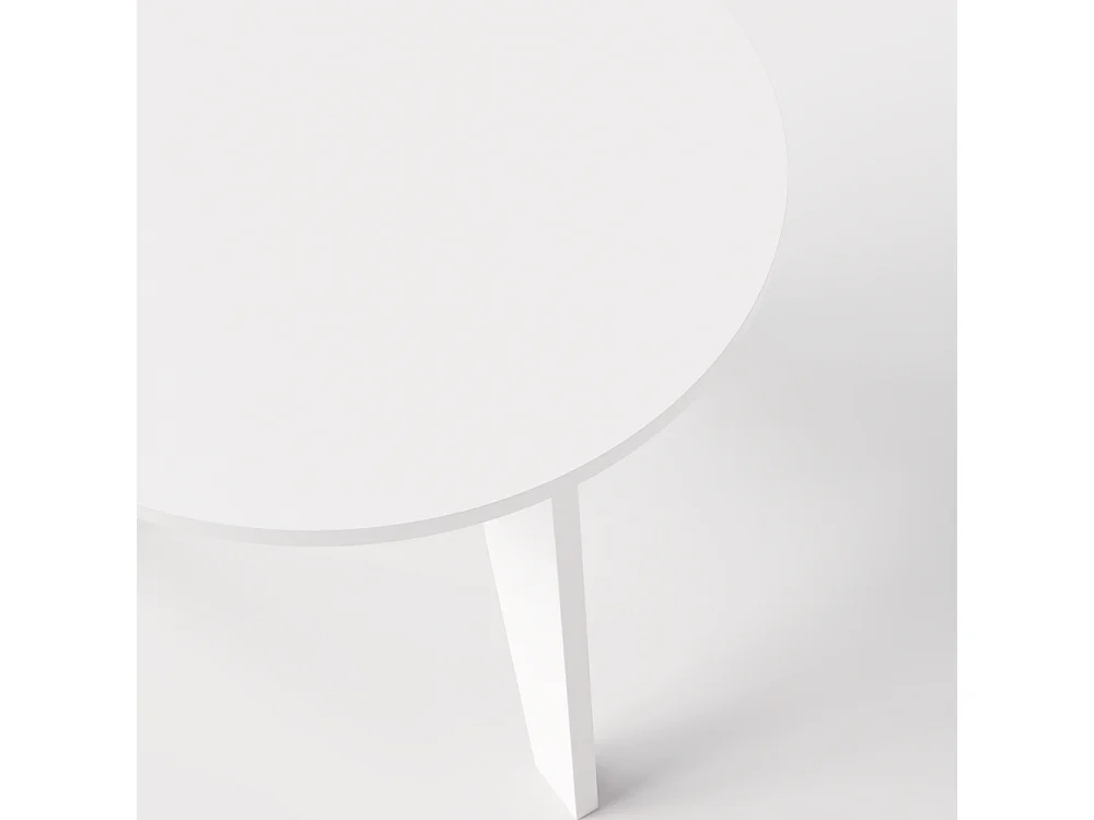 Table ronde ROSE Ø90 cm pour cuisine, salon, salle à manger Gris