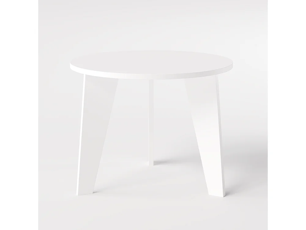 Table ronde ROSE Ø90 cm pour cuisine, salon, salle à manger Gris
