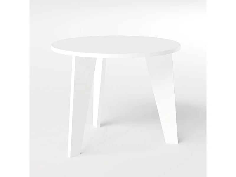 Table ronde ROSE Ø90 cm pour cuisine, salon, salle à manger Gris