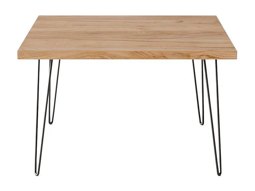 Mesa de centro VIDA 68 x 68 cm para salón, habitación Roble Craft