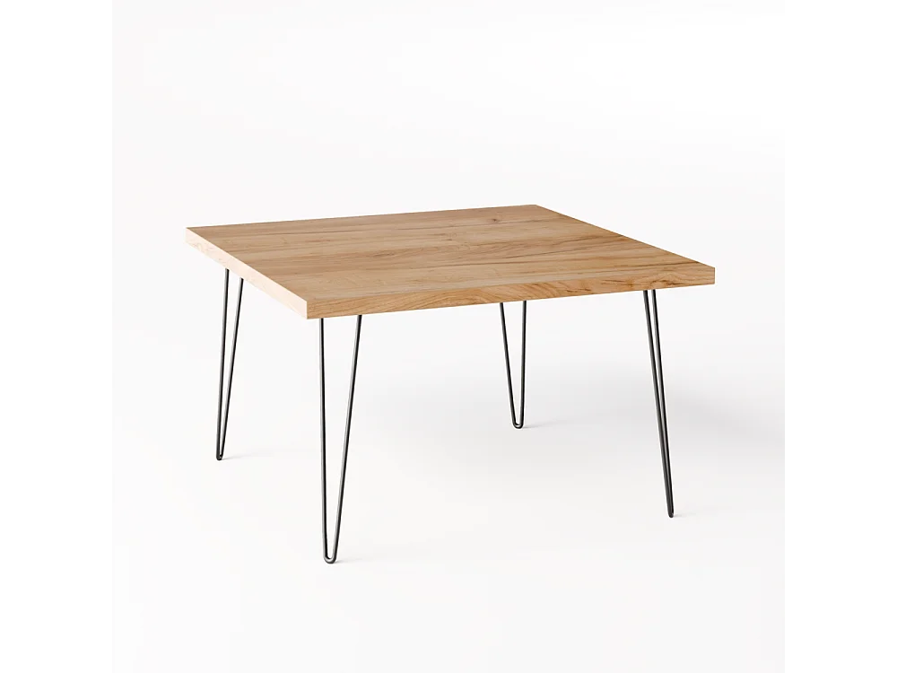 VIDA salontafel 68 x 68 cm voor de woonkamer, eikenhout Craft