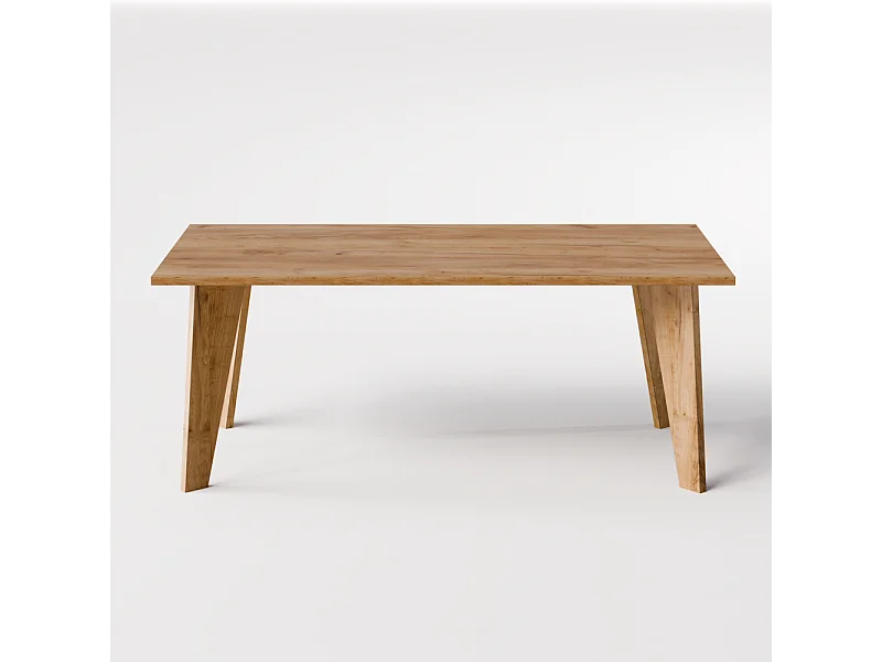 Mesa HOLT 180 x 95 cm para cozinha, sala de estar, sala de jantar Carvalho Craft