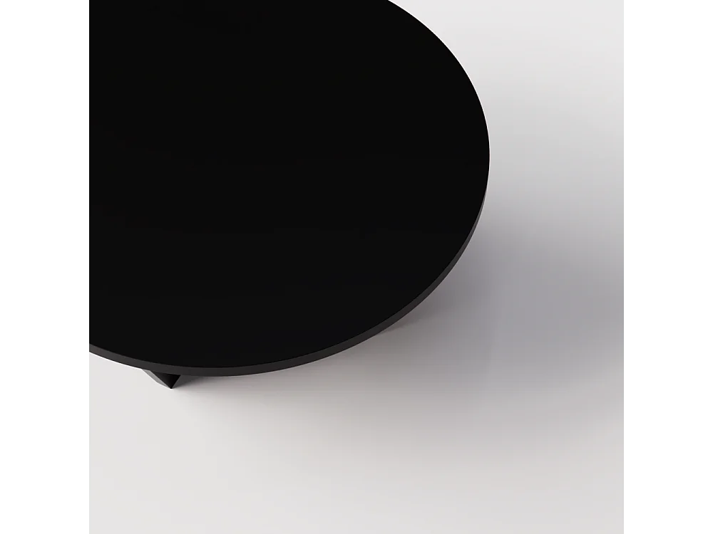 Ronde salontafel TORI Ø90 cm Zwart