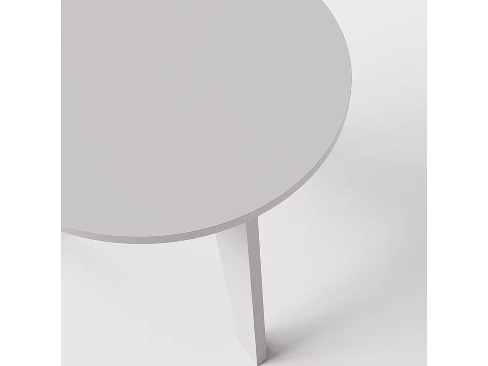 Table ronde ROSE Ø90 cm pour cuisine, salon, salle à manger Gris